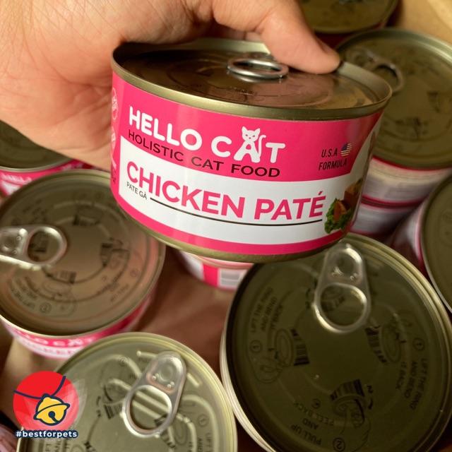 Pate Hello Cat cho mèo - Lon 190gr