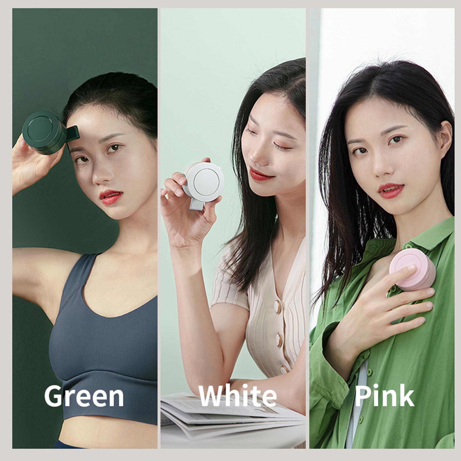 2x Portable Mini Clip Fan Working Home Outdoor USB Personal Fan 60 Blades