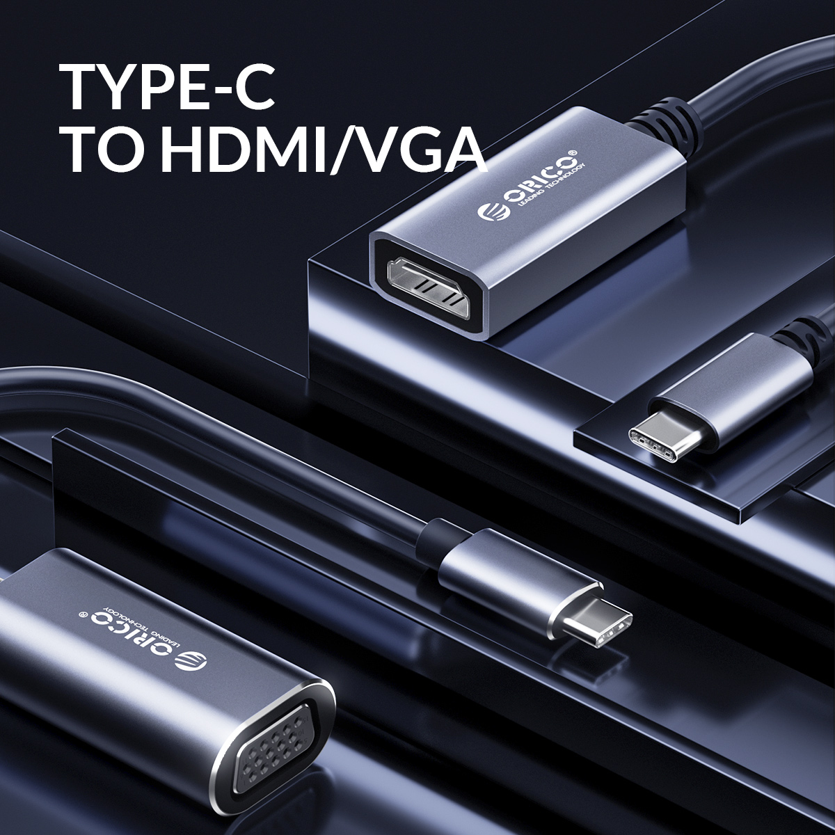 Đầu Chuyển Đổi Type C Sang Cổng HDMI ORICO CTH-GY - Hàng Chính Hãng