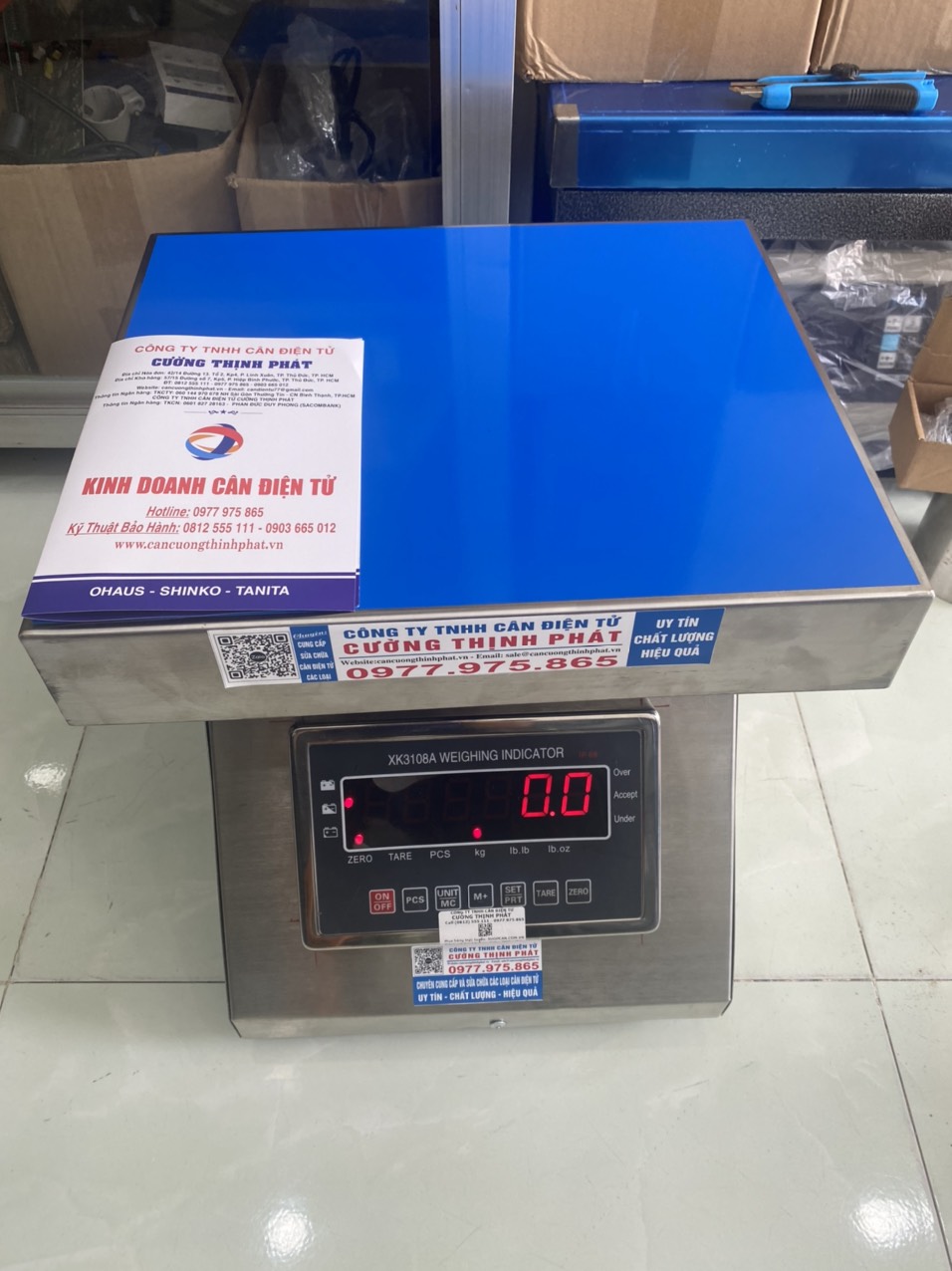 Cân Ghế Ngồi Inox XK3108A 200kg - DẠNG HỘP