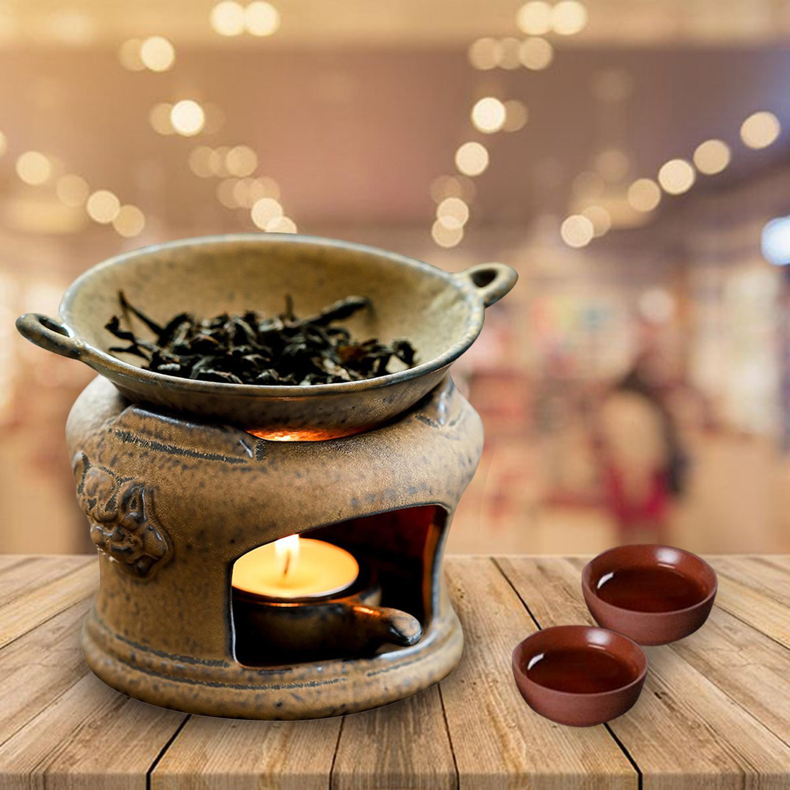 Burner Ceramic Decorative Removable Candle Diffuser Fragrance Oil Warmer