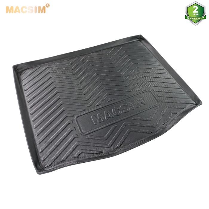 Lót cốp xe ô tô Ford Focus HB 2012-2018 chất liệu TPV thương hiệu Macsim màu đen hàng loại 2