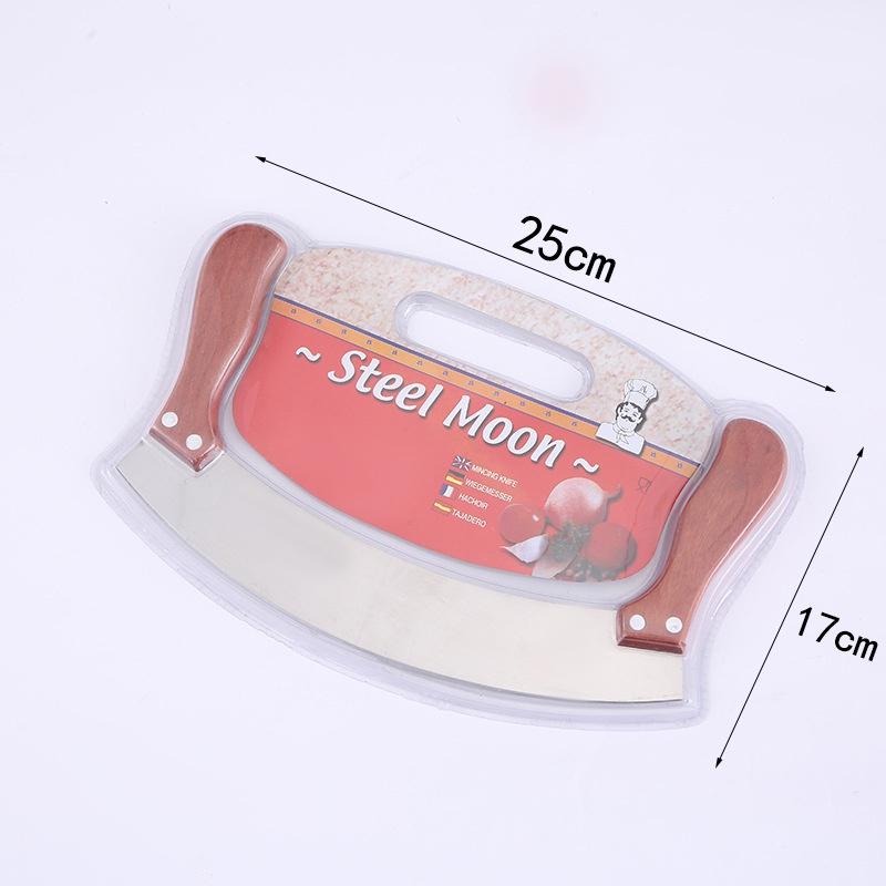 Dao Cắt Pizza/Cắt Bánh/Căt Bột/Dụng Cụ Cắt Kẹo Nougat Inox Dài 25cm