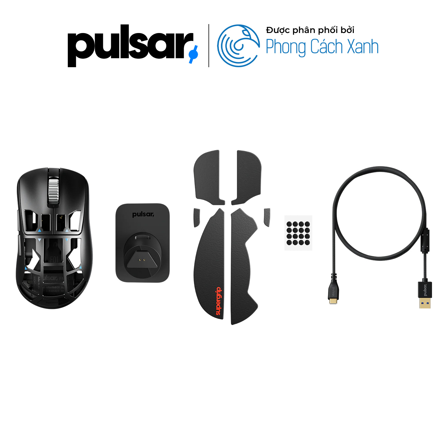 Chuột không dây siêu nhẹ Pulsar Feinmann F01 Wireless Magnesium First Edition Black [LTD 5000] - Hàng Chính Hãng