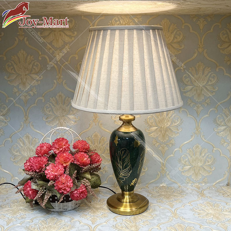 Đèn Bàn Thân Gốm - Đèn Ngủ Để Bàn Decor Cao Cấp Sang Trọng MB8022