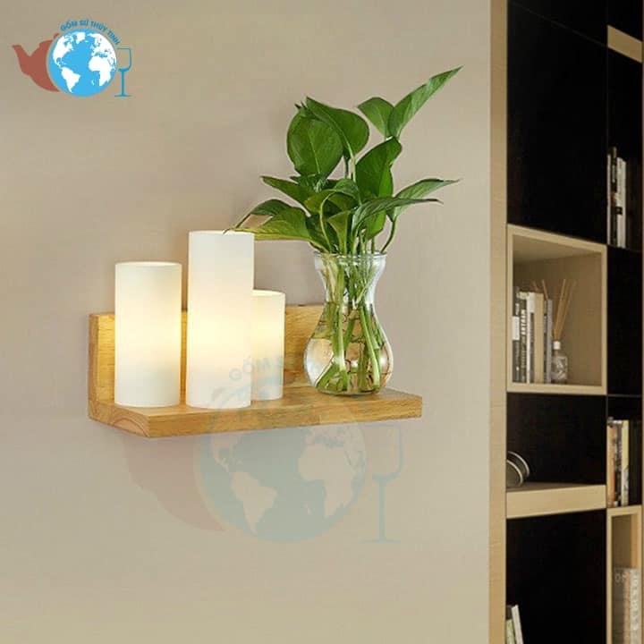 Bình hoa thủy canh quốc dân miệng loe trang trí nhà cửa, phòng làm việc cực xinh xắn