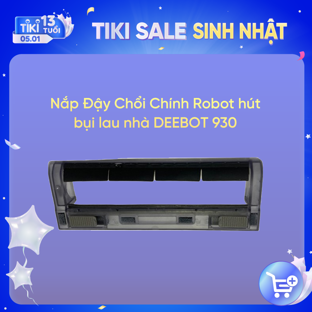 Nắp đậy chổi chính Robot hút bụi lau nhà DEEBOT OZMO 930 / 960 - Hàng Chính Hãng