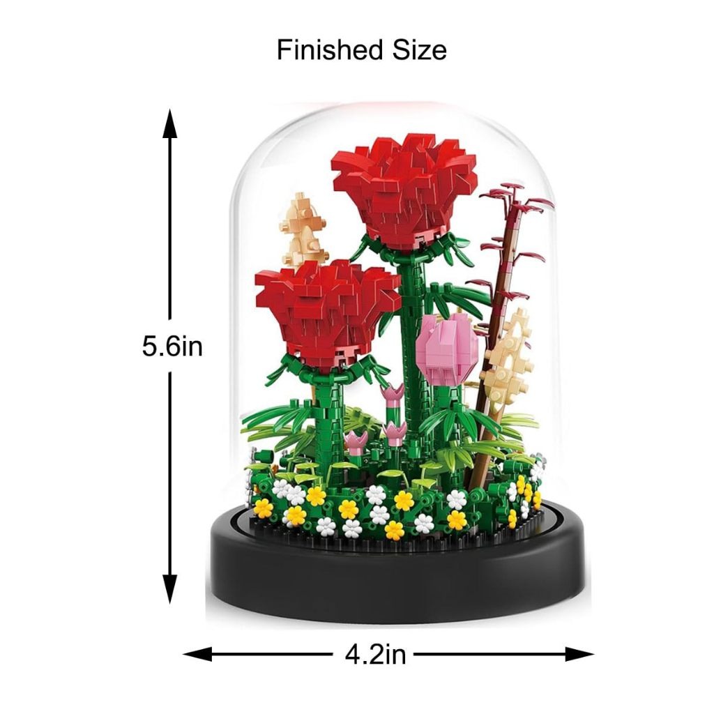 BALODY 18471 - Mô hình hoa hồng nhỏ gọn - Quà tặng handmade ý nghĩa