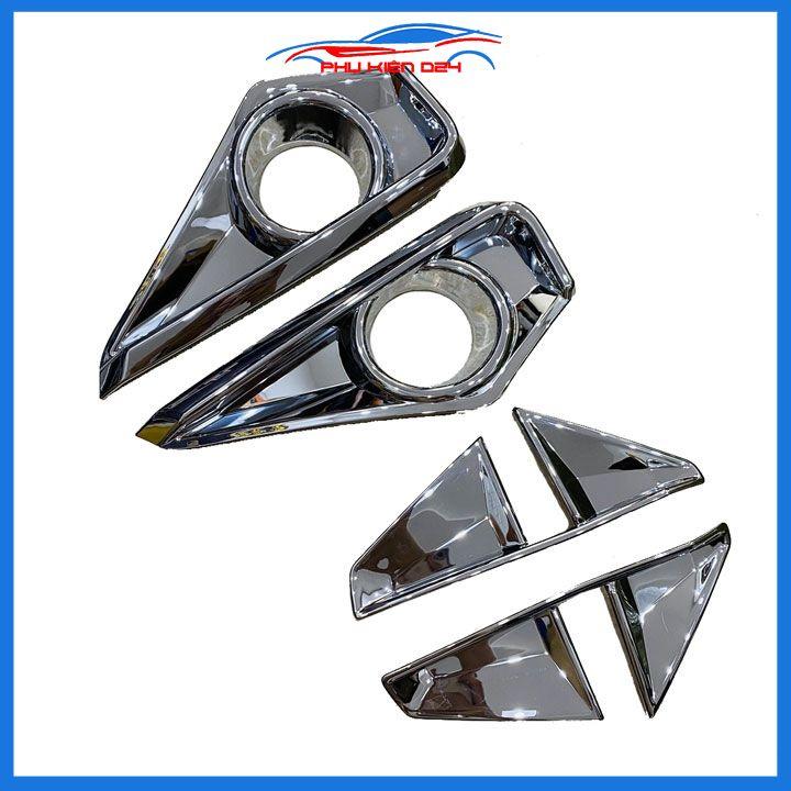 Ốp viền đèn gầm trước sau xe Veloz 2022-2023 mạ Crom chống trầy trang trí làm đẹp xe