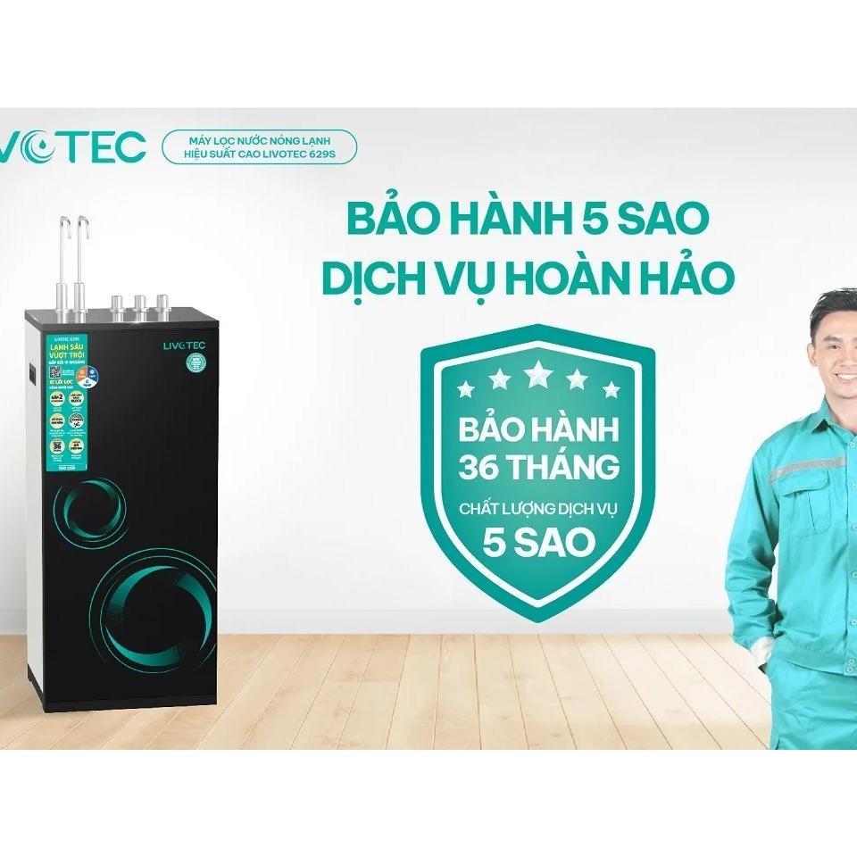 [ TẶNG BỘ LÕI] Máy Lọc Nước RO Nóng Lạnh Livotec 629S, Lọc Sạch Vượt Trội, Bổ Sung Khoáng Chất, - Hàng Chính Hãng