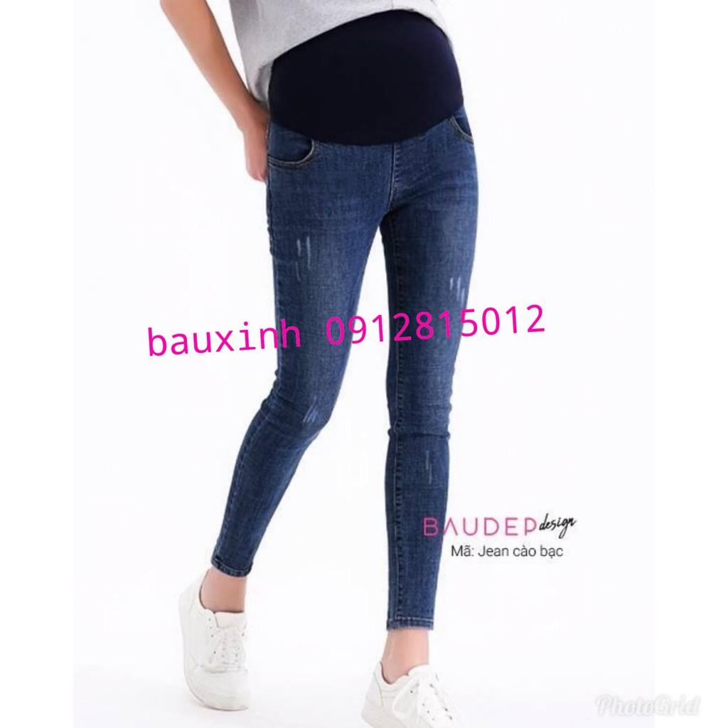 Quần bò bầu jeans đẹp