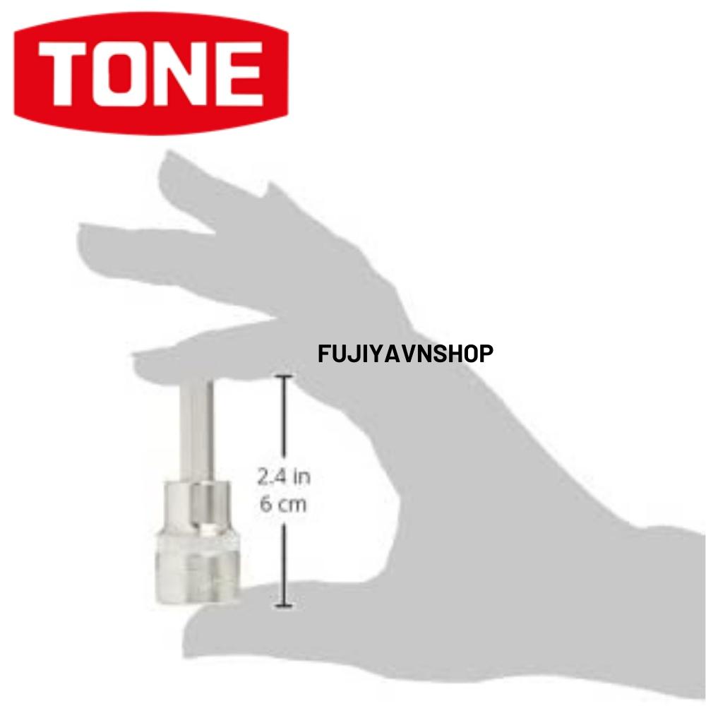 Đầu khẩu lục giác dài Tone HP4H-08 ra đầu lục giác 8mm