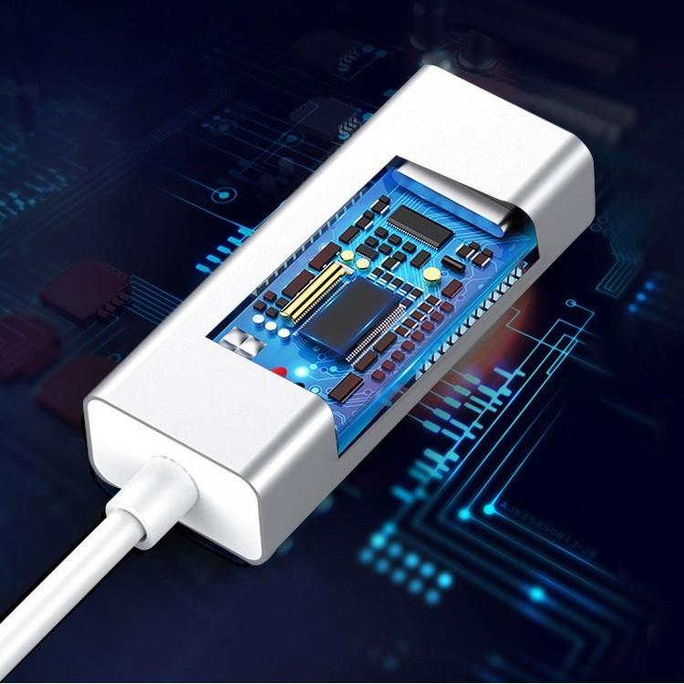 Cáp USB 3.0 to Lan Gigabit vỏ nhôm cao cấp