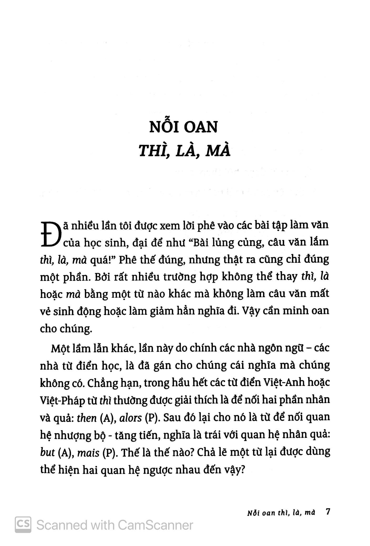 Tiếng Việt Giàu Đẹp - Nỗi Oan Thì, Là, Mà (Tái Bản 2022)