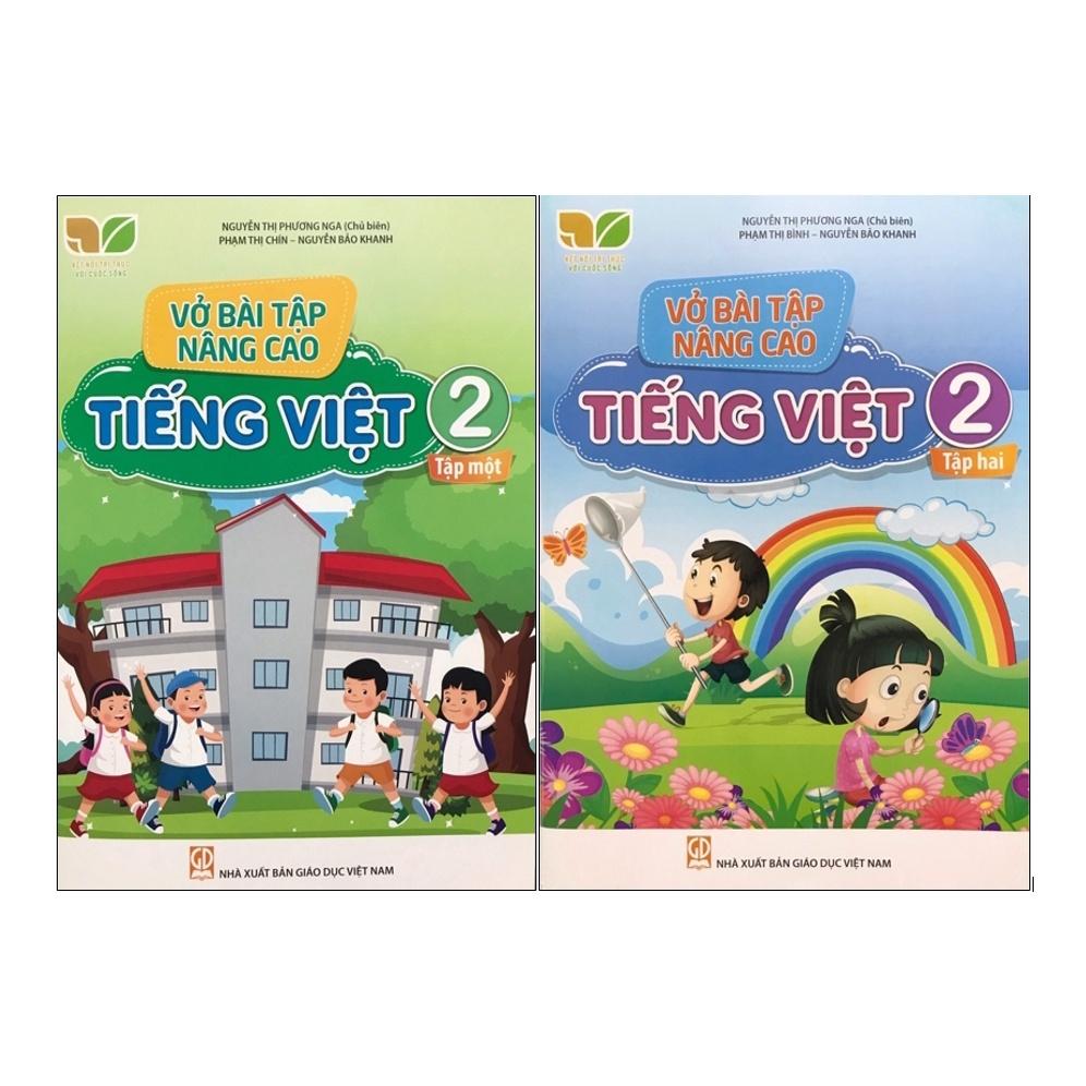 Sách - Combo Vở bài tập nâng cao tiếng việt lớp 2