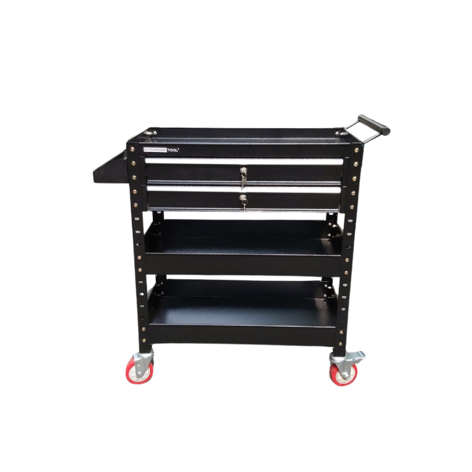 Xe đẩy dụng cụ 3 khay 2 ngăn kéo Stronger Tool