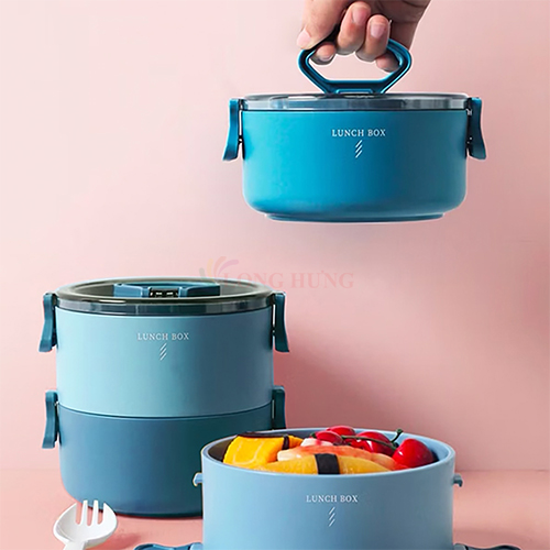 Hộp cơm 2 tầng BONBOX BTW30203 - Hàng chính hãng