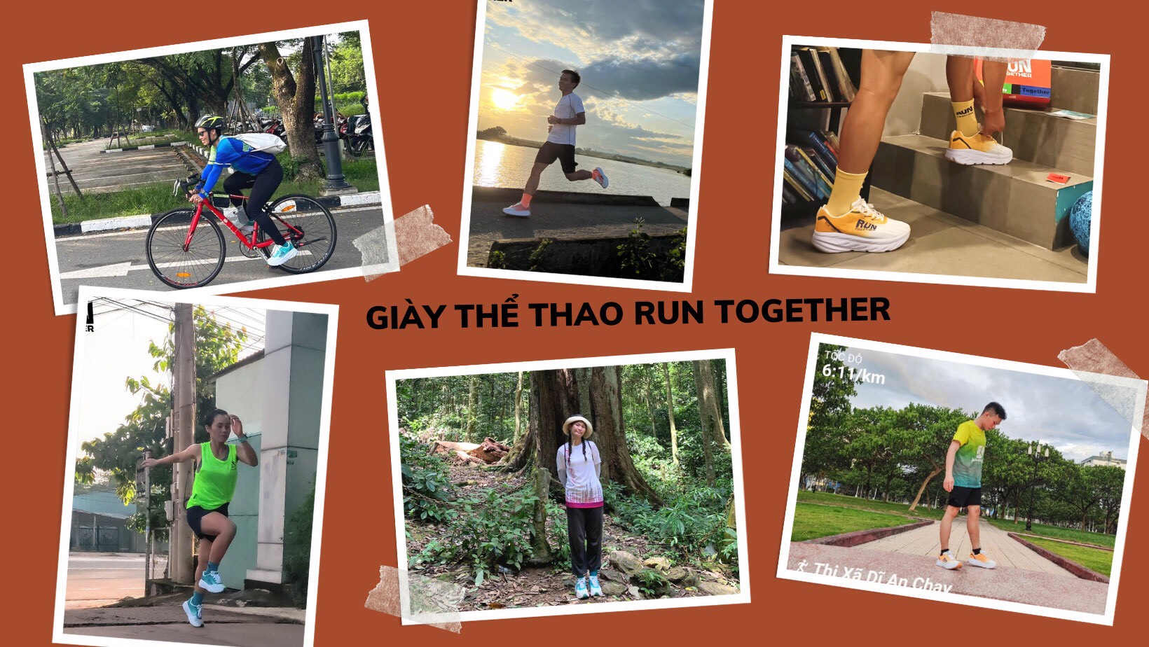 GIÀY CHẠY BỘ THÔNG MINH MÀU XANH DƯƠNG FULL - RUN TOGETHER