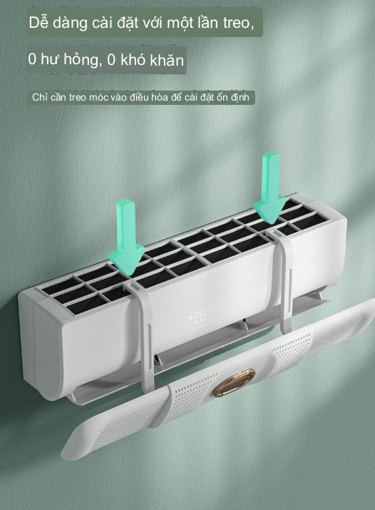 Tấm Đổi Hướng Cho Điều Hòa Tạo Hương Thơm Đuổi Muỗi Spacing Air 8D