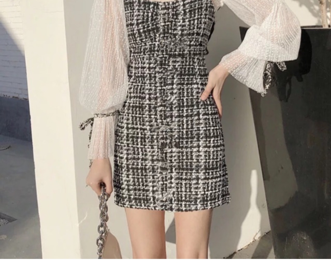 Đầm ôm body phối lưới đi tiệc cao cấp