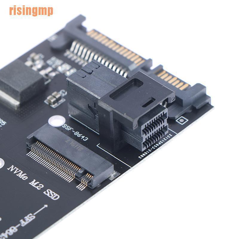 Bo Mạch Chủ Chuyển Đổi SATA M.2 SSD SFF-8643 22 Pins Sang NVMe M.2 NGFF