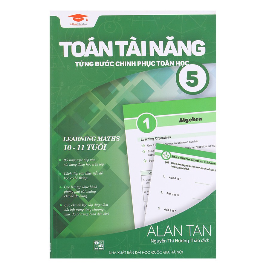 Sách: Toán Tài Năng - Từng Bước Chinh Phục Toán Học 5 - Á Châu Books