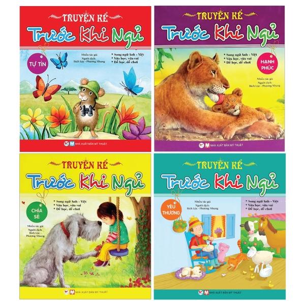 Bộ Sách Truyện Kể Trước Khi Đi Ngủ: Chia Sẻ + Hạnh Phúc + Yêu Thương + Tự Tin