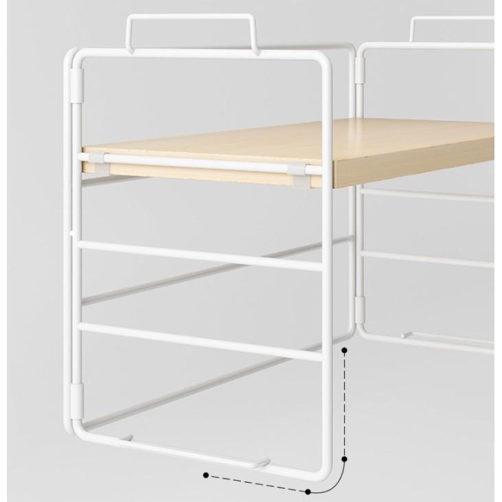 Kệ Gỗ Để Bàn Để Gọn Đồ Minimalist White - AsiaMart88
