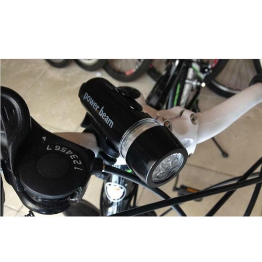 Bộ đèn pin gắn xe đạp và đèn chiếu hậu 5 LED WJ-101  208211