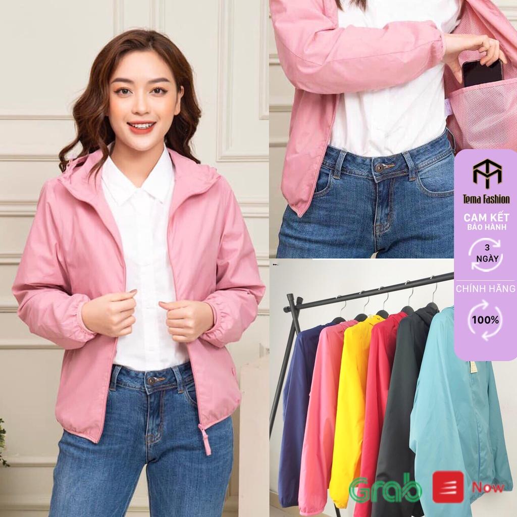 Áo khoác gió THE MEI 1992 cao cấp - áo gió nữ 2 lớp lót chất gió tráng bạc, chống nước,chống gió, ngăn tia 2022