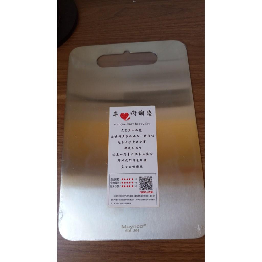 THỚT INOX 304 CHỐNG RỈ SÉT – THOT CAO CẤP LOẠI ĐẸP TỐT