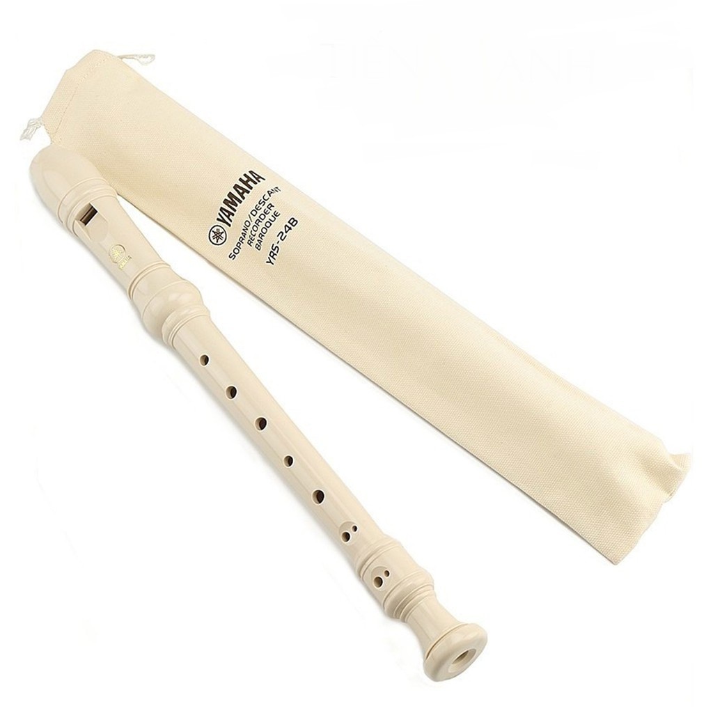 Sáo Recorder nhựa ABS - Dòng Soprano - Yamaha YRS-24B (YRS 24B) - Hệ thống Baroque, Dạng thẳng, Tone C (Đô) - Hàng chính hãng