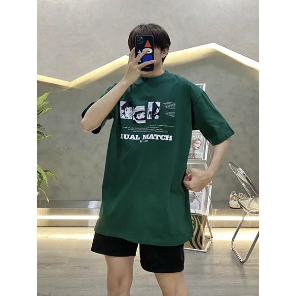 Áo tay lỡ unisex áo thun nam nữ có in hình độc đáo