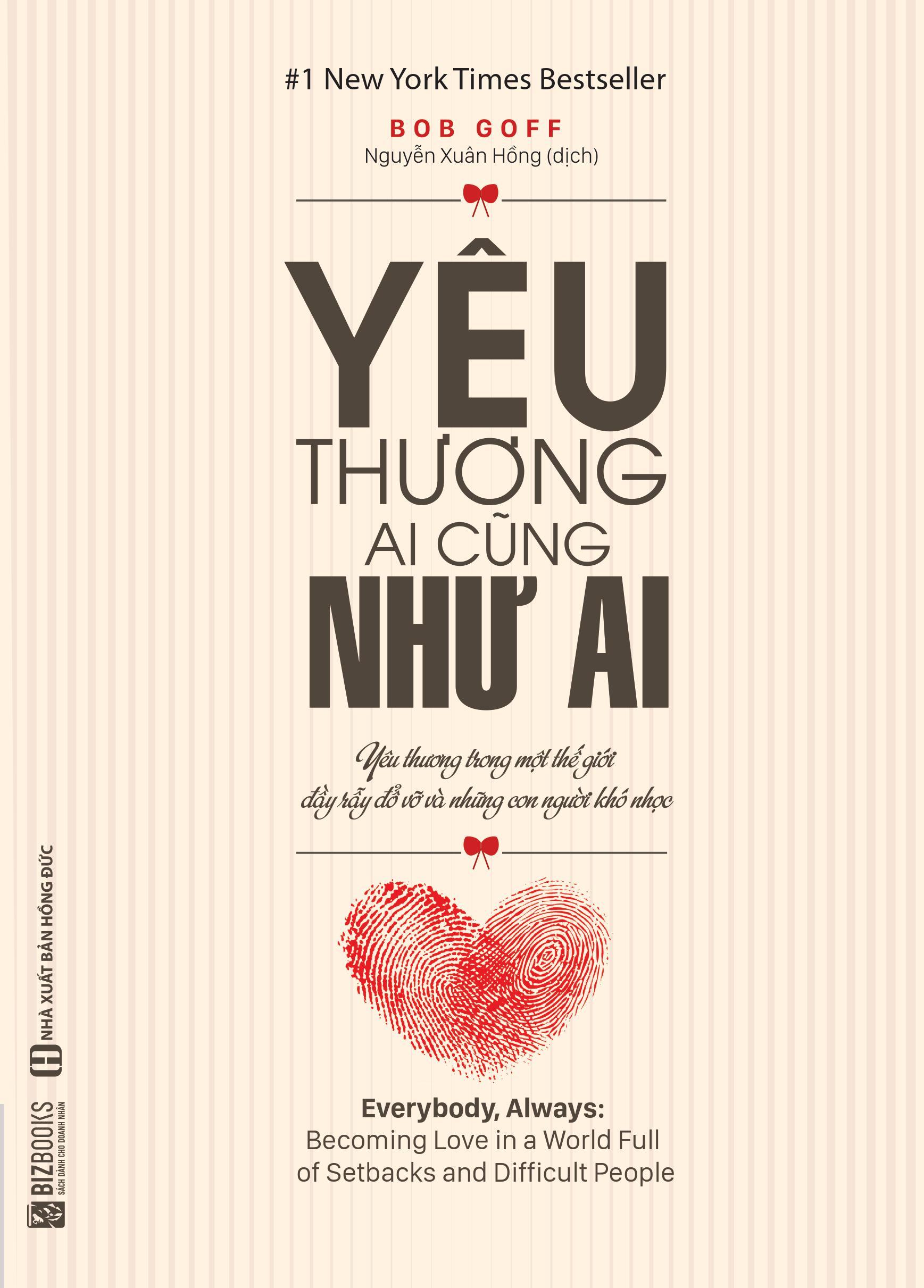 Yêu thương ai cũng như ai