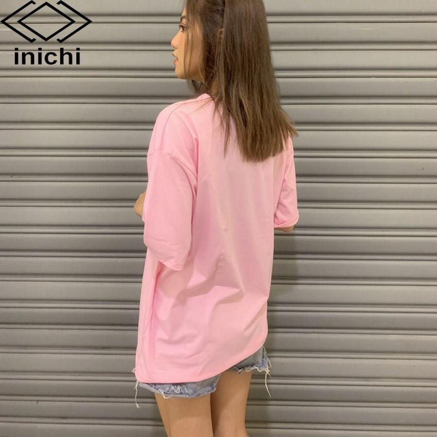 Áo thun Unisex INICHI tay lỡ form rộng phong cách nam nữ - in hình chú heo lucky - A661 màu hồng