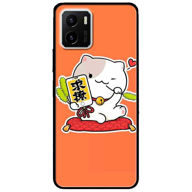 Ốp lưng dành cho Vivo V23 5G / S12 - Vivo Y15s / Y15A - Mèo Và Điện Thoại