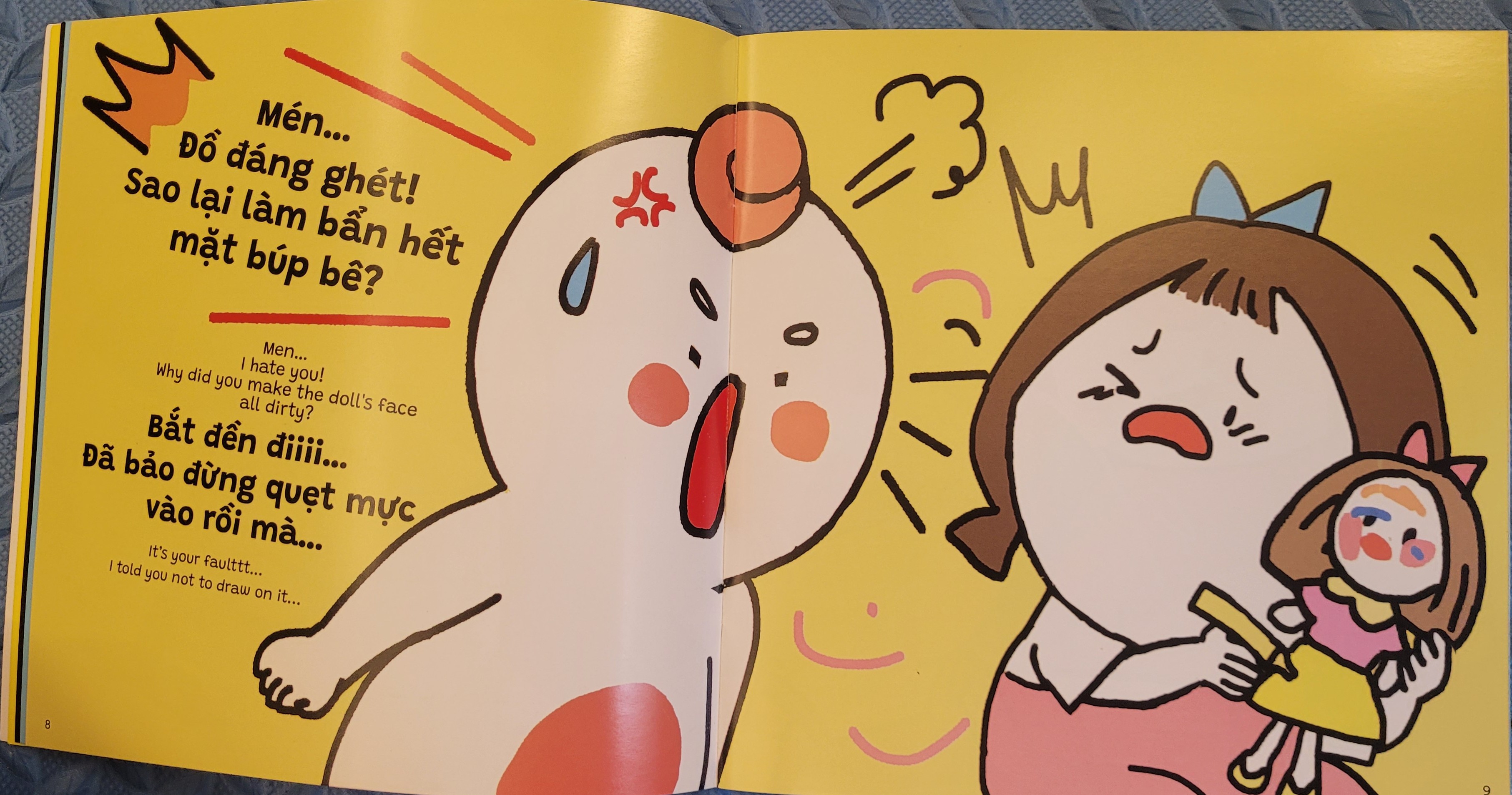 Sách Ehon Song ngữ Anh - Việt: Kĩ Năng Sống - Miu Bé Nhỏ - Phần 3 - Lẻ Tùy Chọn (1-6 tuổi)