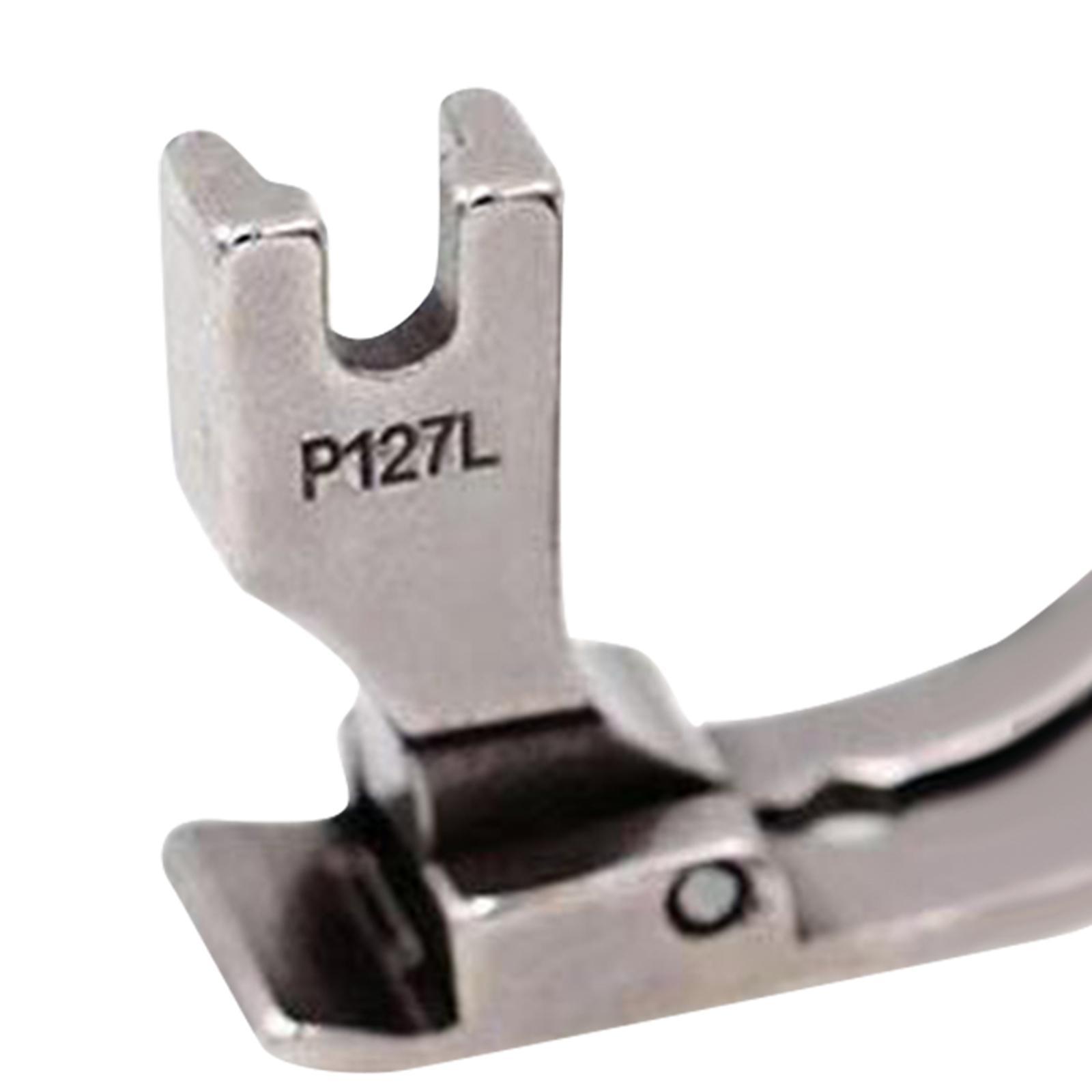 Industrial Sewing Machine Presser Foot Narrow Zipper Foot Durable Accessory Lockstitch Easy to Use Steel Presser Foot for Sewing Machine