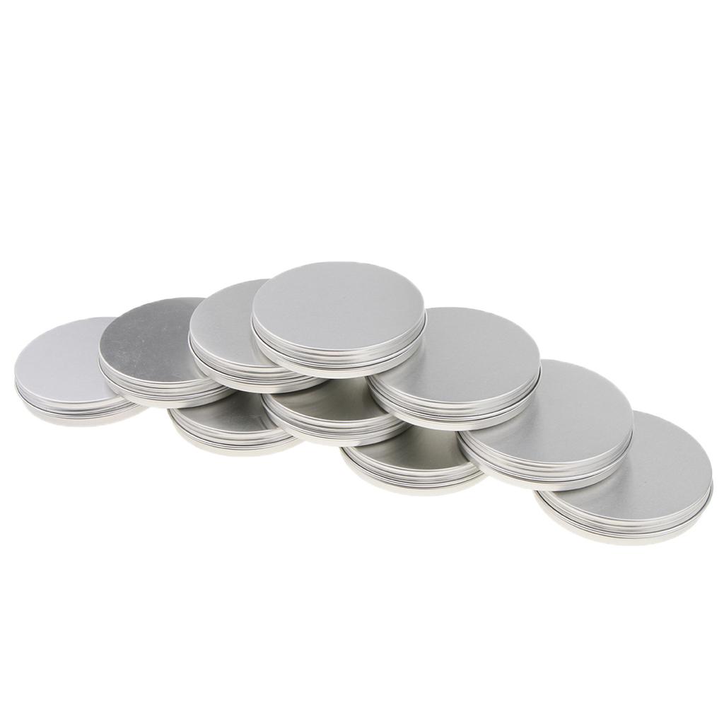 10 CÁI Nhôm Trống Tin Lọ Vít Có Thể Bình Kem Lip Balm Container
