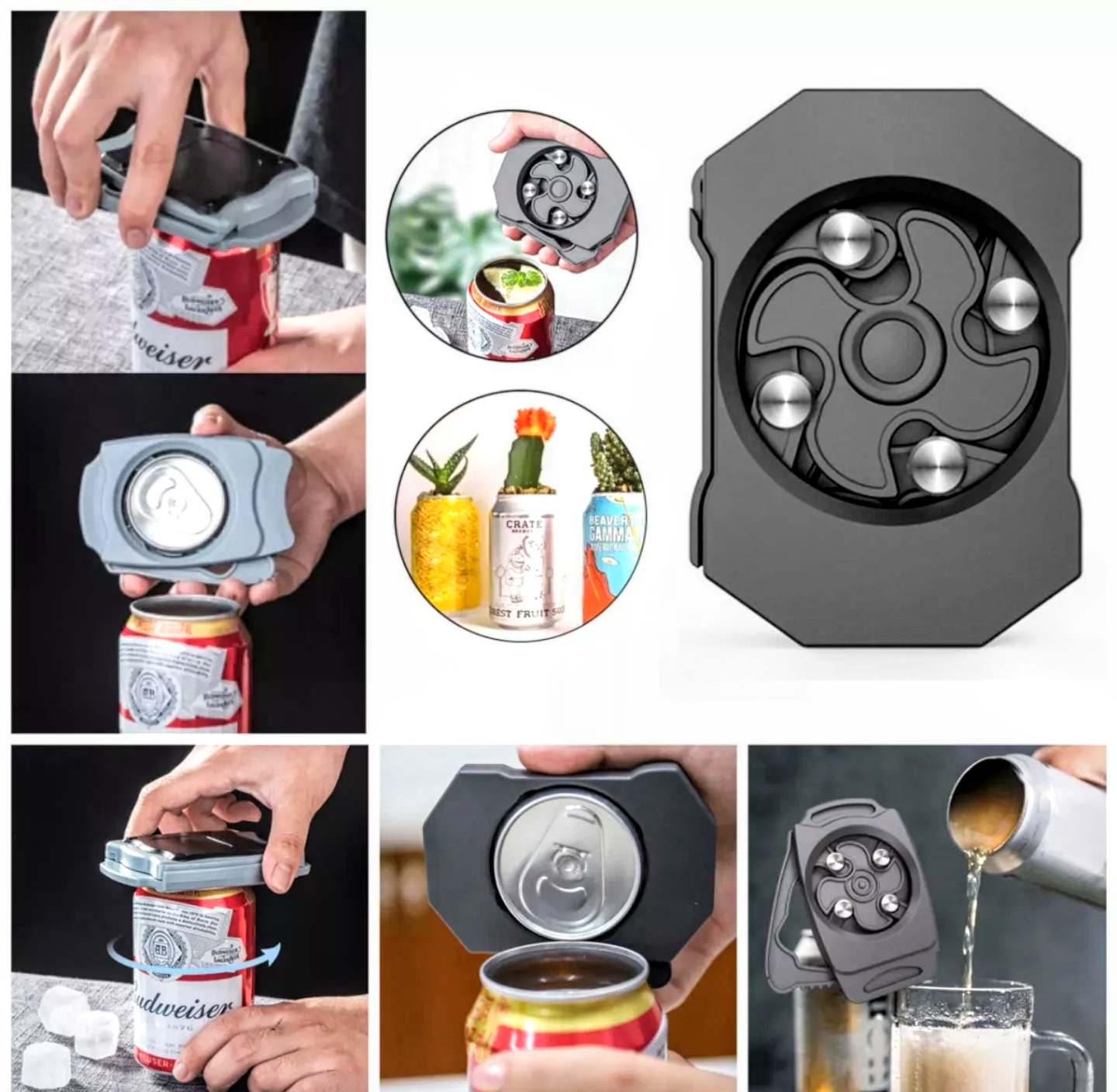 DỤNG CỤ KHUI MỞ NẮP HỘP LON BIA NƯỚC NGỌT CẦM TAY ĐA NĂNG TIỆN DỤNG MẪU MỚI HÀNG CHUẨN