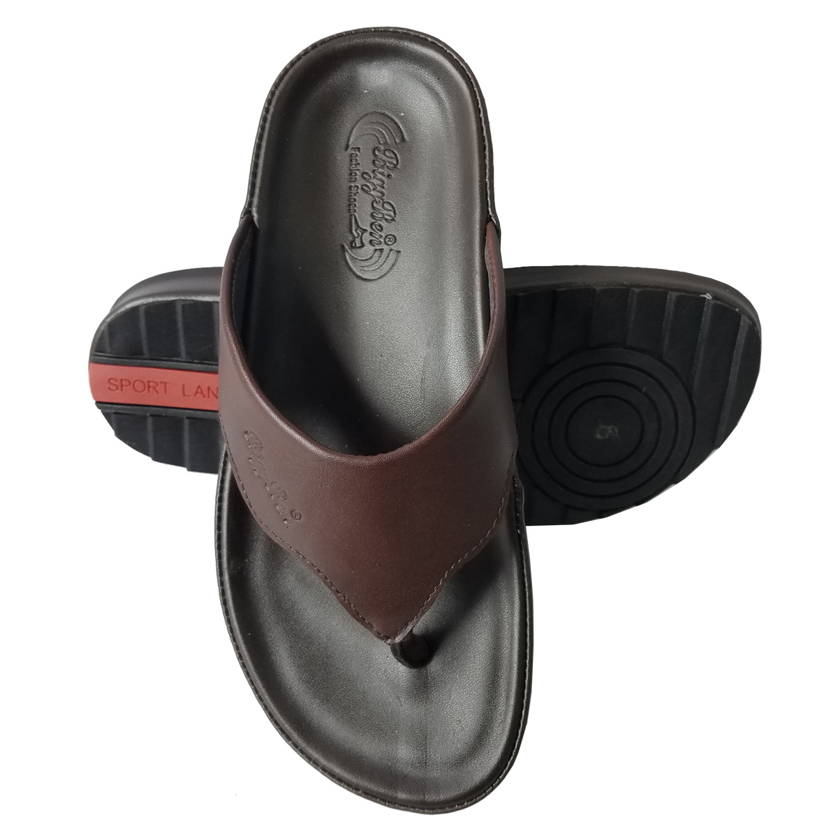 Dép Xỏ Ngón Nam Da Bò Thật BIGGBEN Cao Cấp DK102