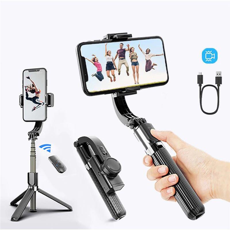 Gậy Chụp Ảnh Selfie    Gimbal Chống Rung L08 Tự Cân Bằng, Ổn Định Hình Ảnh |Dũng 1