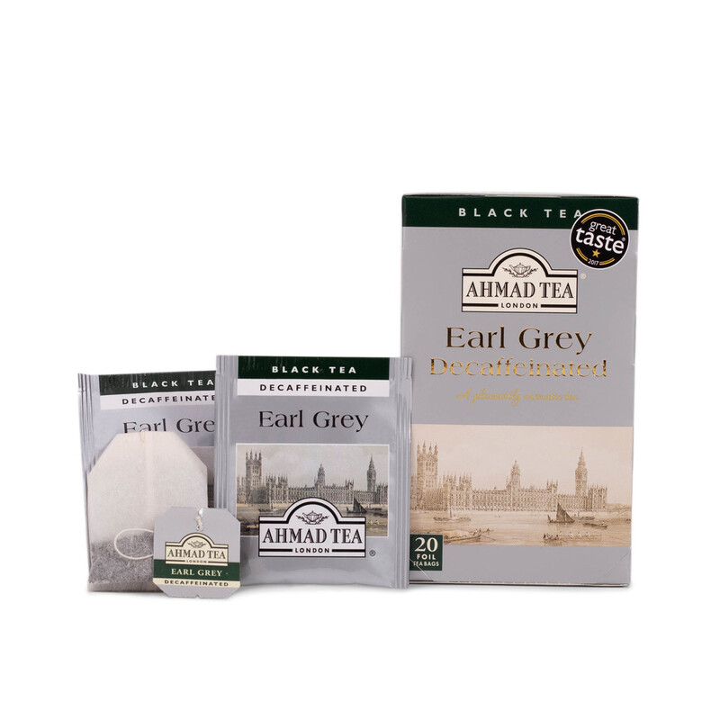 TRÀ AHMAD ANH QUỐC - BÁ TƯỚC - Earl Grey Decaffeinated - Không chứa Caffeine