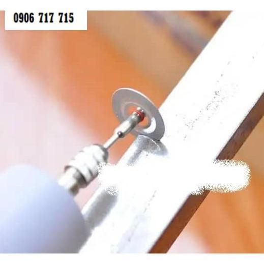 Bộ 10 Lưỡi Cắt Phủ Kim Cương Mini Đường Kính 22mm +2 Trục Đĩa (