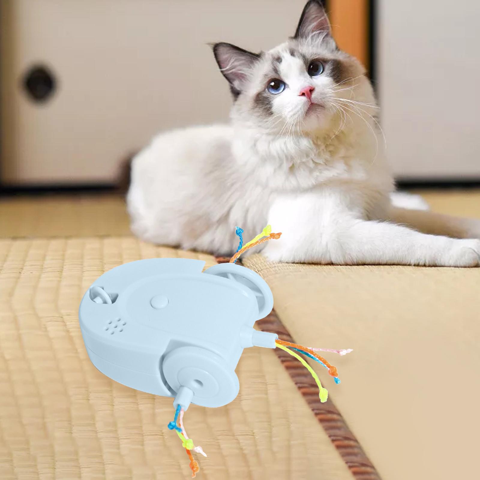 Automatic Cat Toys Interactive Cat Feather Toys, Pet Exercise Toys, Electric Cat Toys for Indoor Cats Kitten with Feather