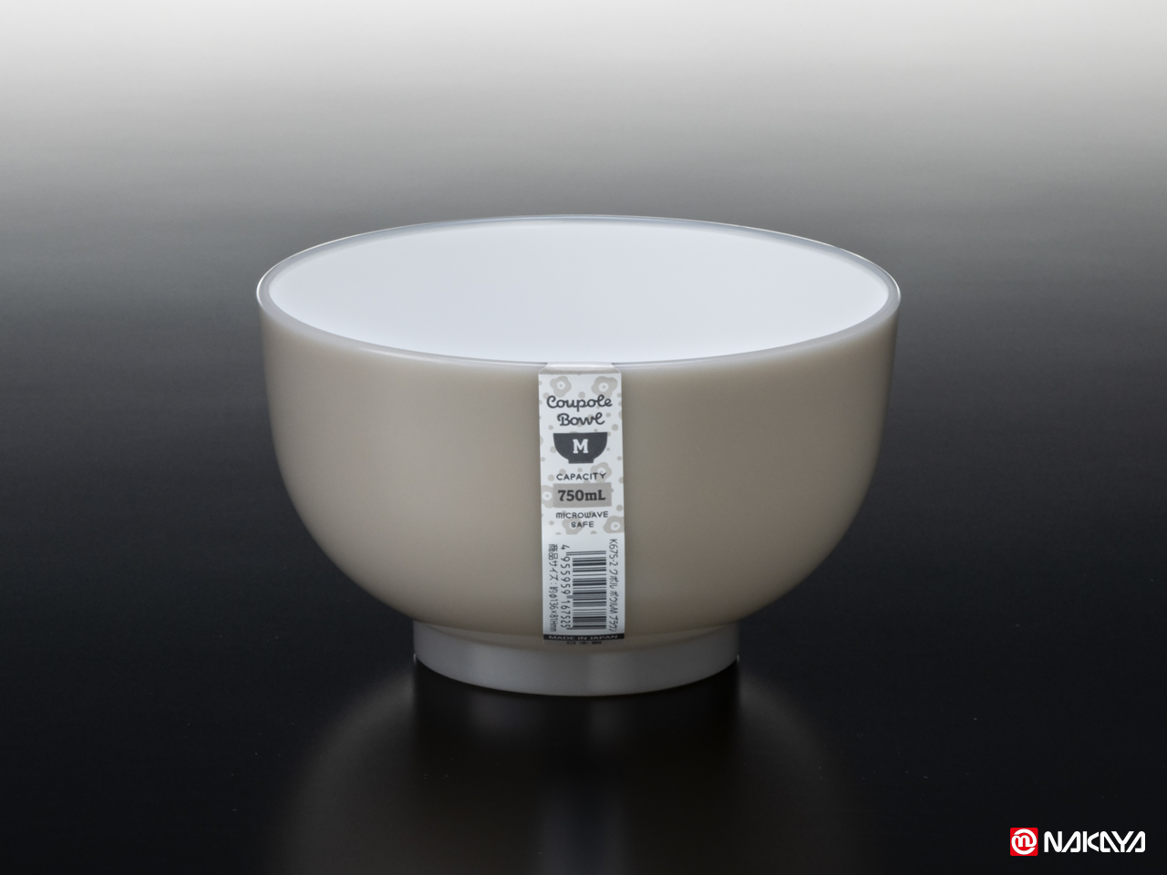 Tô nhựa tròn Coupole Bowl size M 750ml - Hàng Nội Địa Nhật Bản