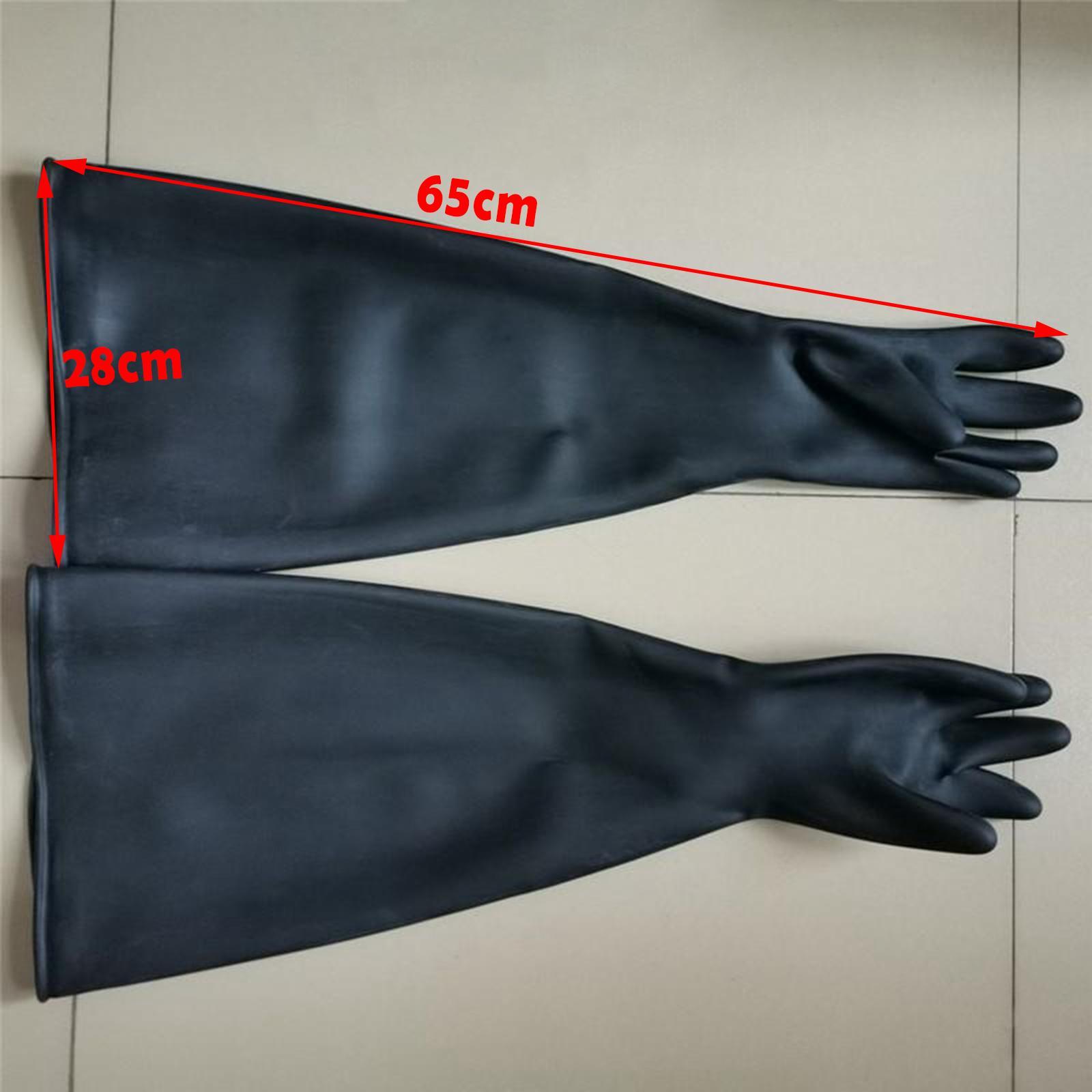 Latex Chemical Gloves Resistant Industrial Work Protective Long Gloves