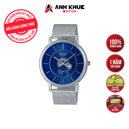 Đồng Hồ Casio Nam General Dây Kim Loại MTP-B130M