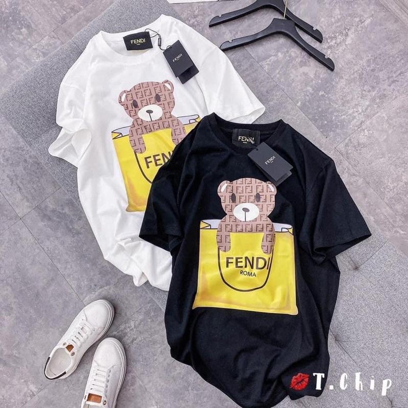 Áo Thun Gấu Siêu Cute Chất Cotton Mềm Mịn,Siêu Mát,Thấm Hút Mồ Hôi