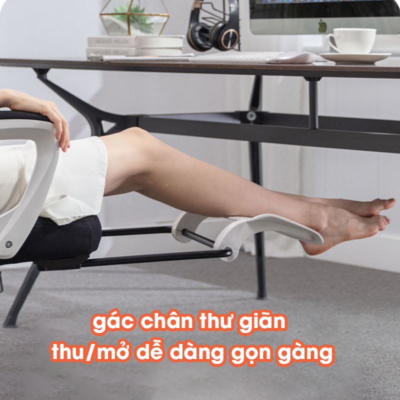 GHẾ CÔNG THÁI HỌC CAO CẤP CÓ GÁC CHÂN PH23301